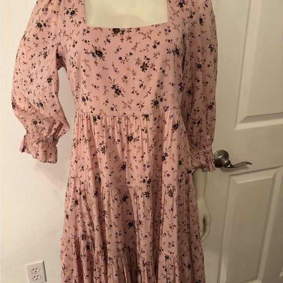 Madewell Lizzie Babydoll Dress in Fresh Sprigs 0 - Picture 6 of 11